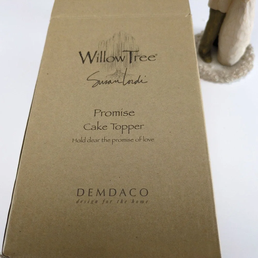 Willow Tree Promise Cake Topper Susan Lordi Wedding Couple Figurine 6.5